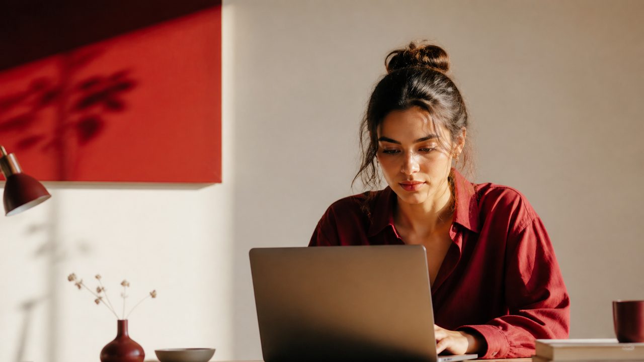 Technologie-Frauen im Internet